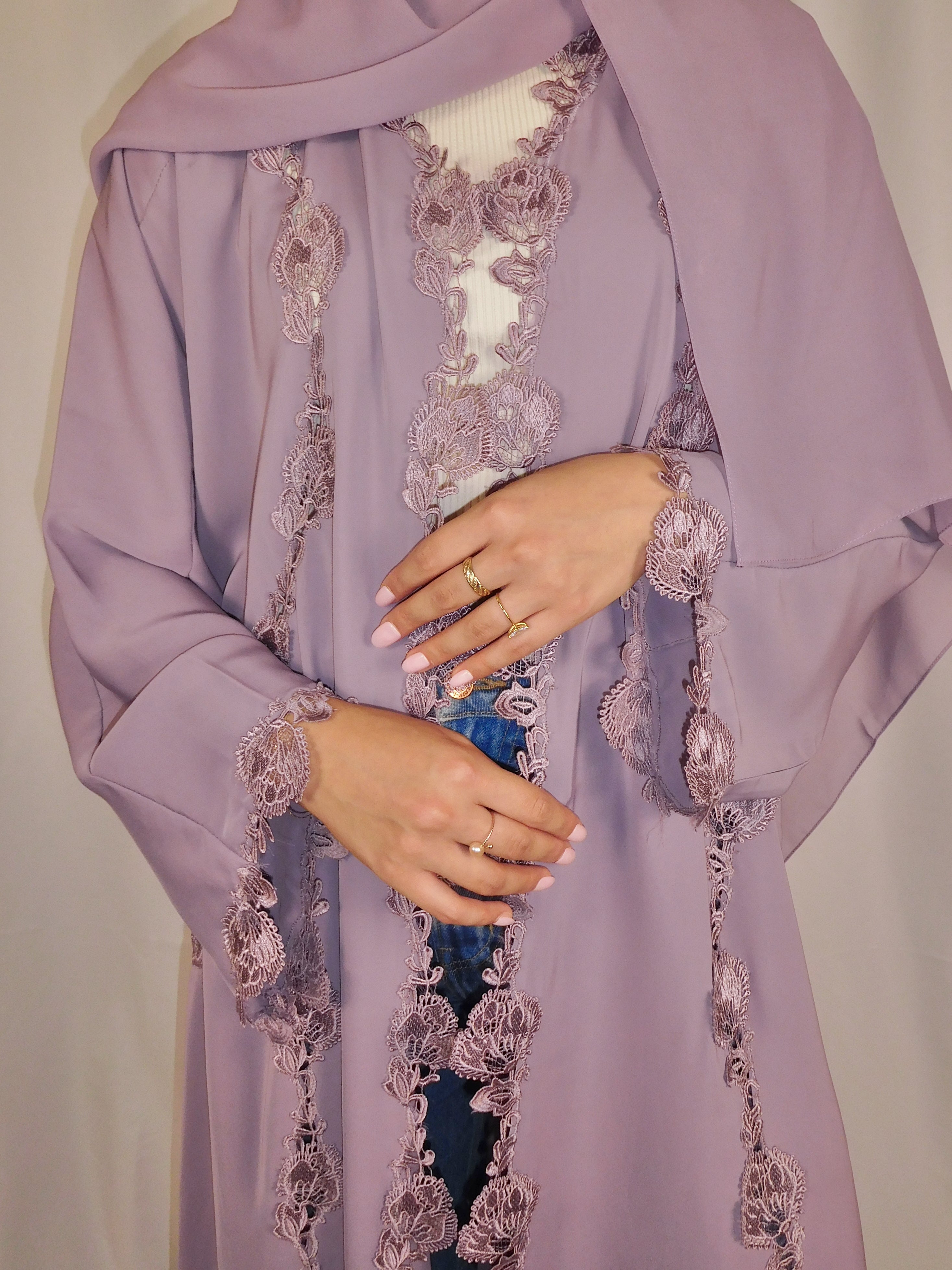 The Signature Abaya - Lilac
