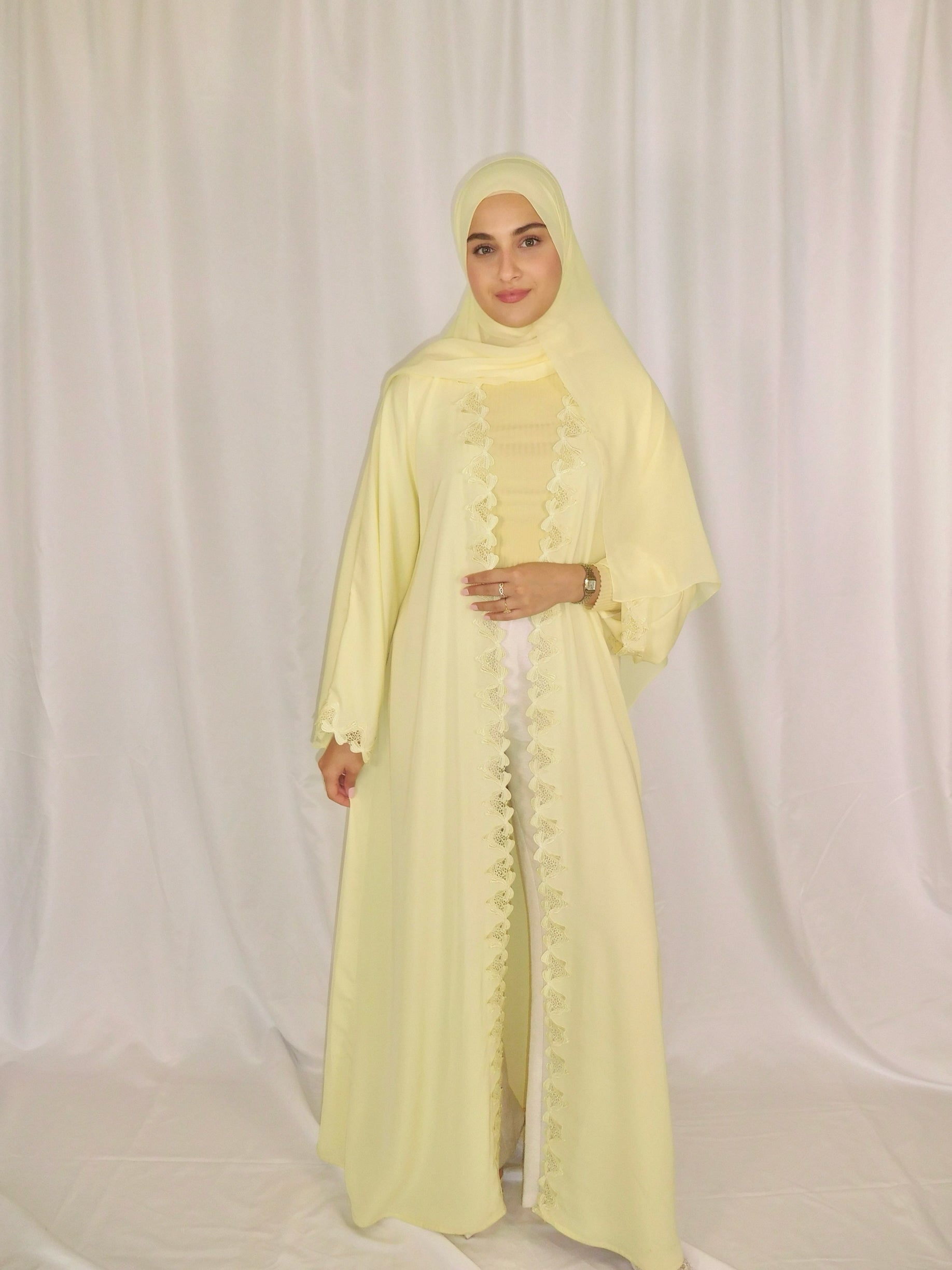 The Chérie Abaya - Buttercup
