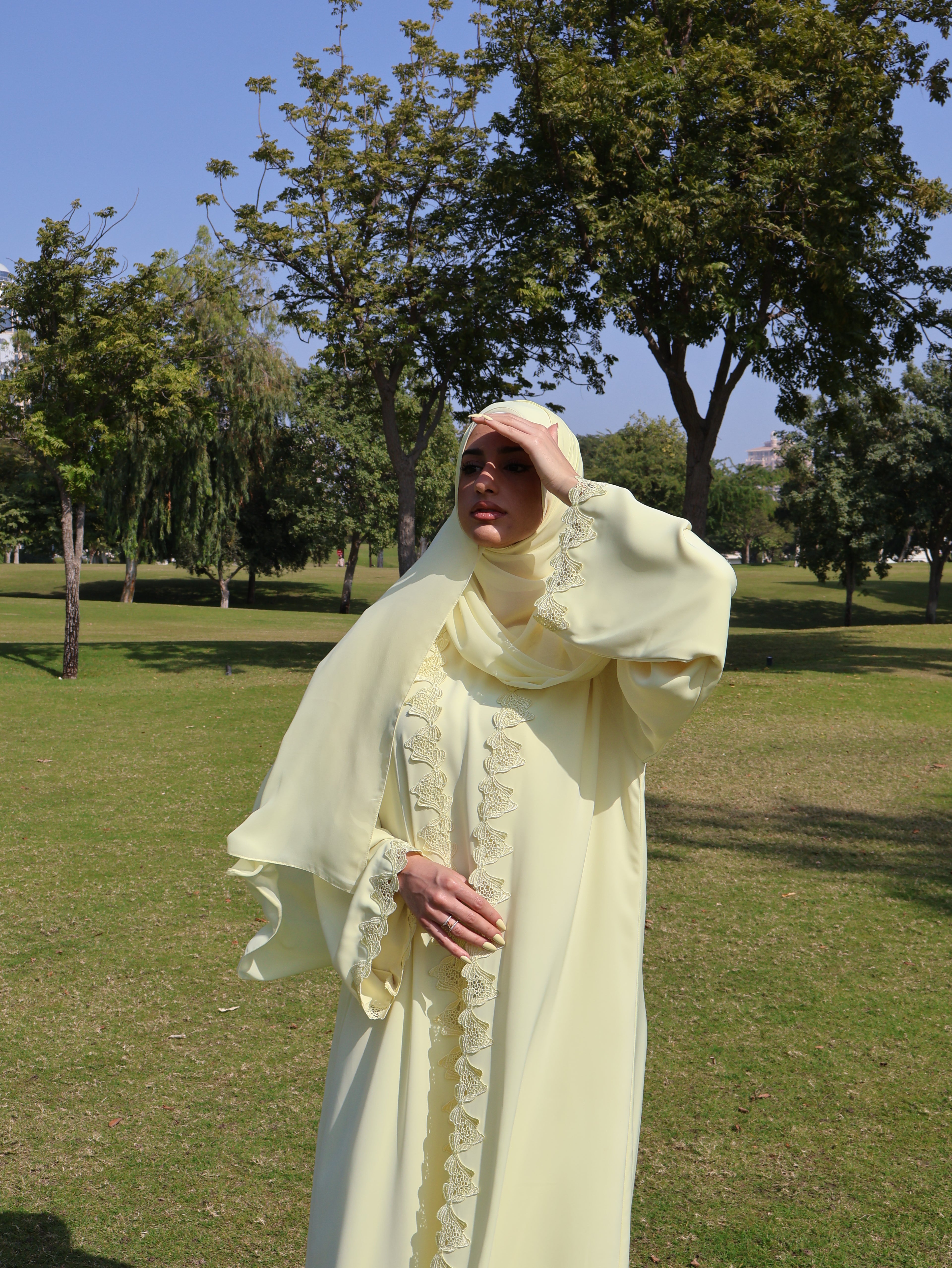 The Chérie Abaya - Buttercup
