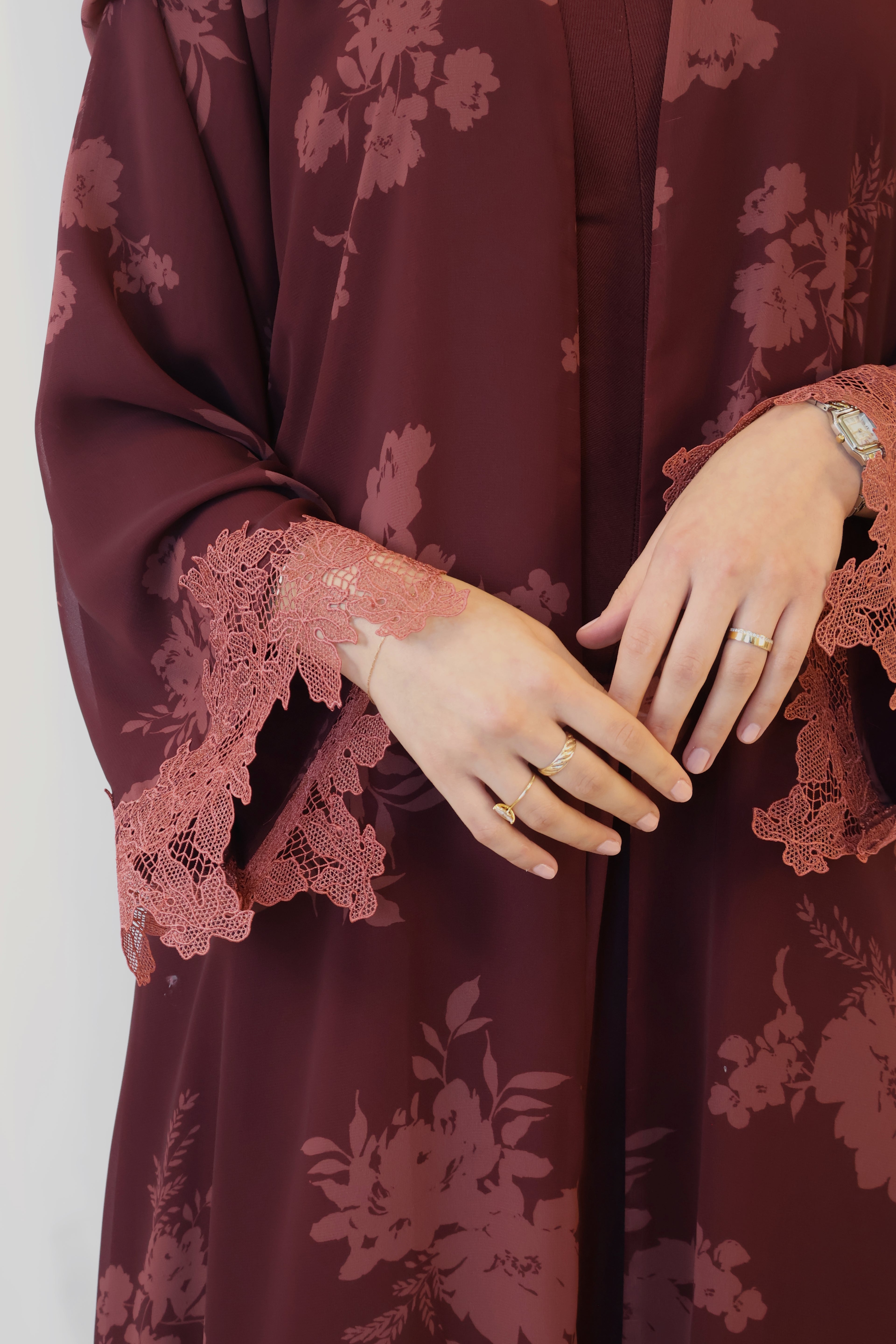 Rosalie Print Abaya